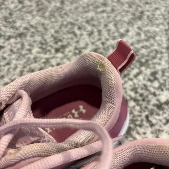 Under Armour Women's‎ Tennis Shoes Size 7 Gray PINK DUAL FOAM - Picture 5 of 10